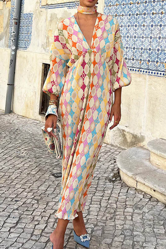 Double Time Pleat Dress