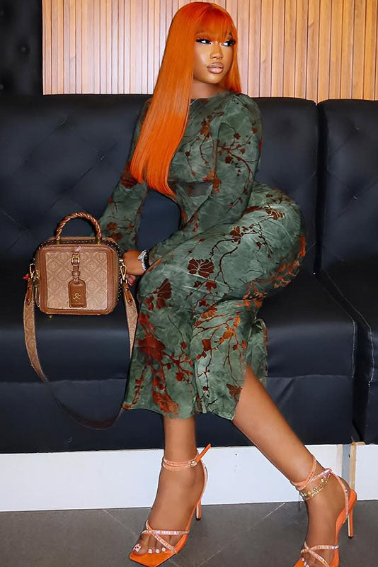 Lily File Uzun Elbise