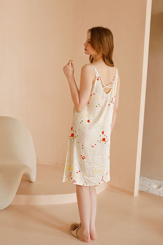 Cami šaty s potiskem na zádech