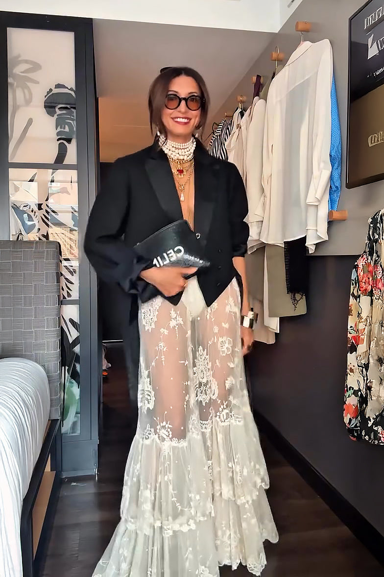 ポルカドットパンツセット