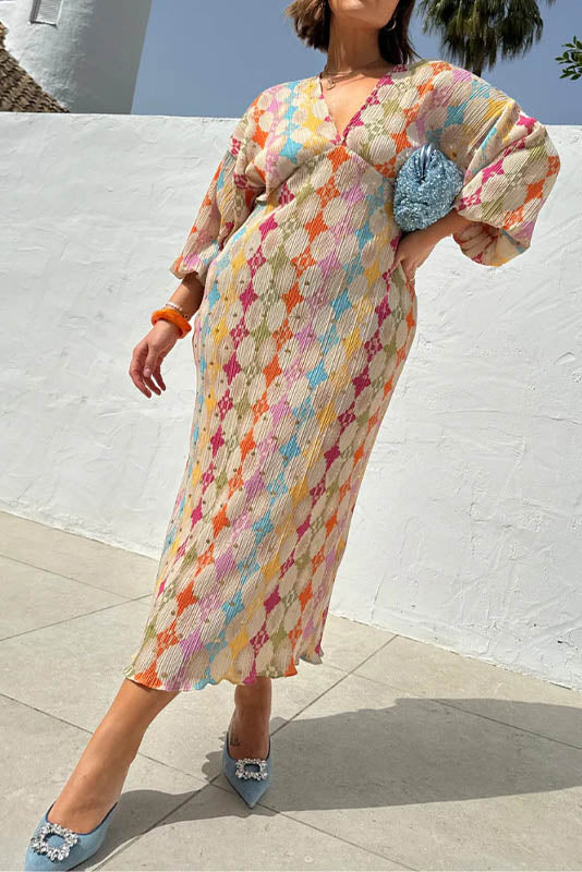 Double Time Pleat Dress