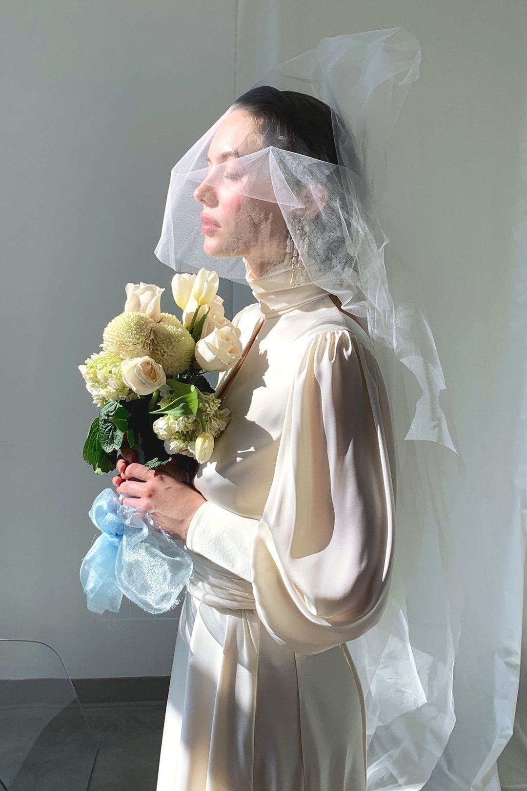 Galaxy White Evening Gown