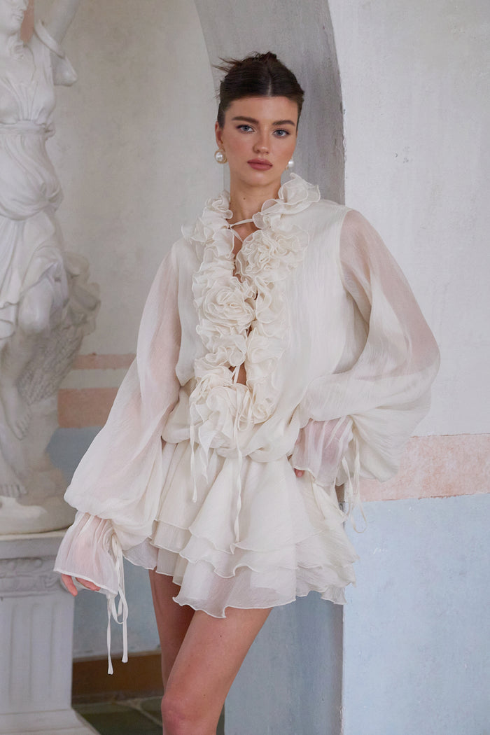 Zelinfell Ruffles Mini Dress