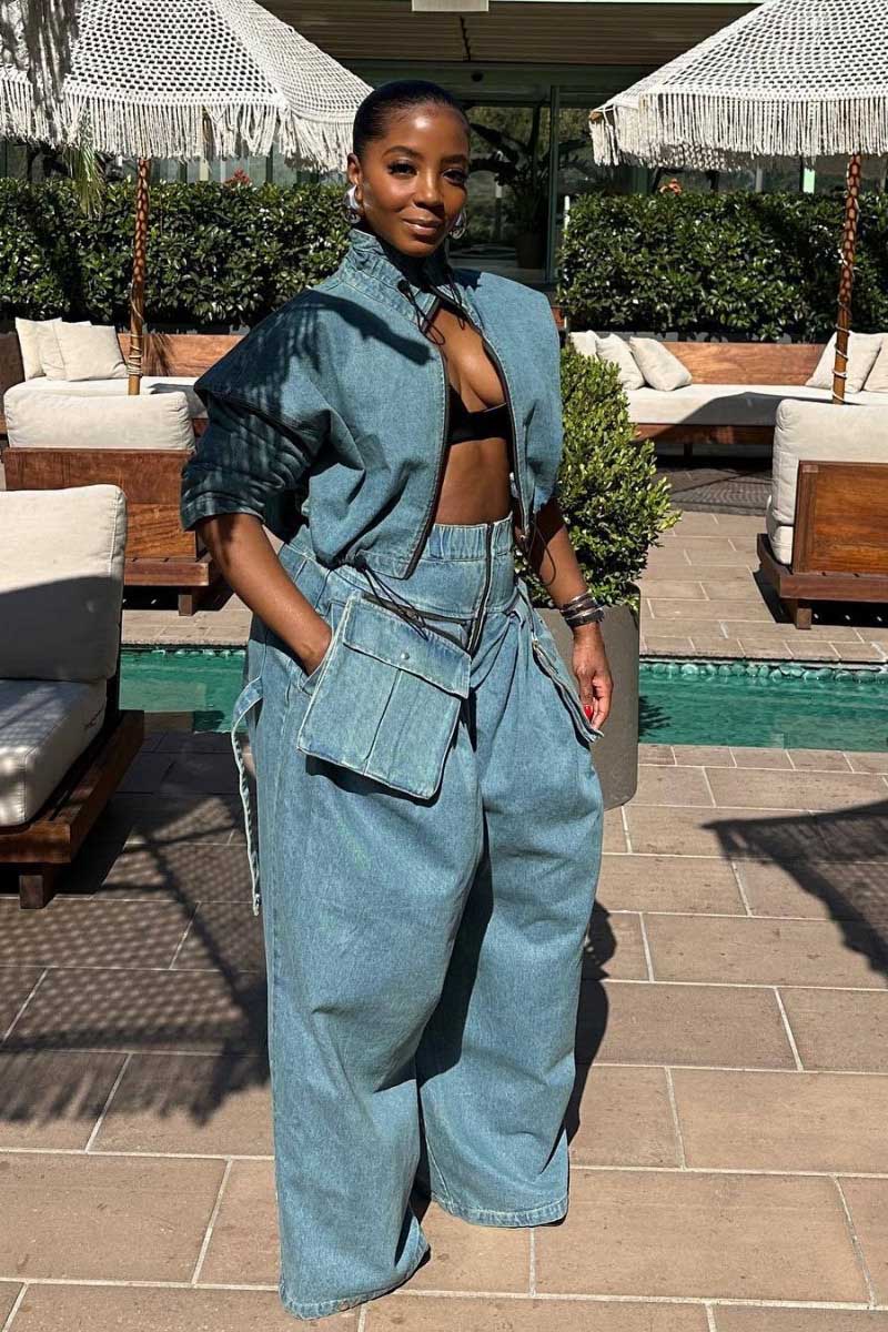 Abstrakt geometresch Linn Dréckerei Zwee-Stéck Set