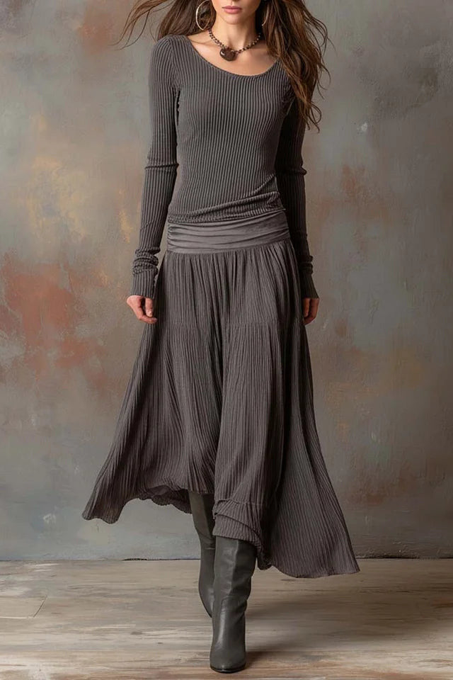 Grace Floral Appliqué Korte Mouw Midi Jurk