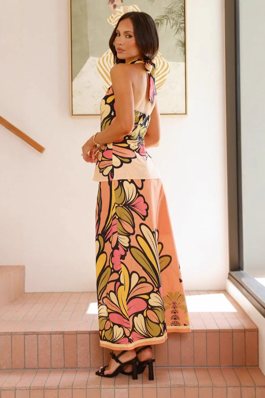 Robe sans bretelles noire