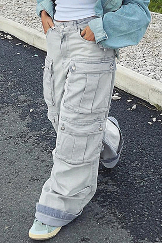 Taş Detaylı Düz Jean