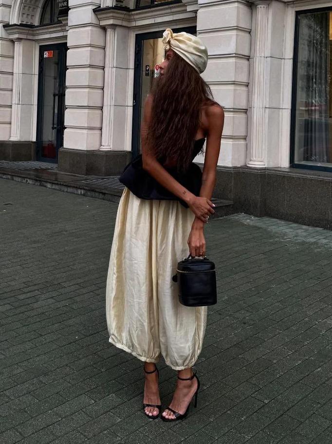 Set di pantaloni a pois