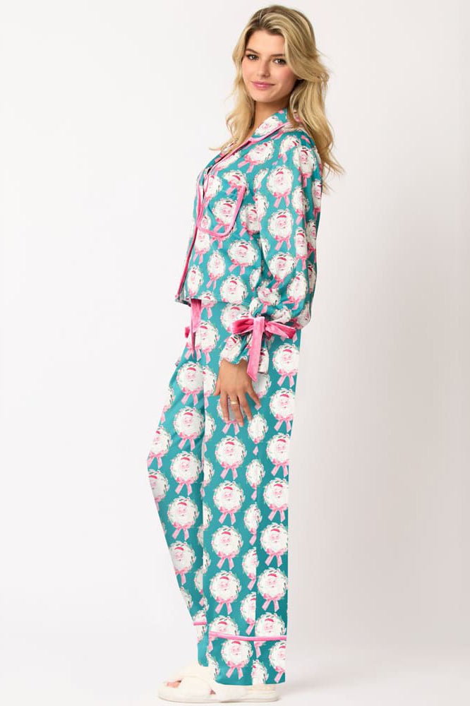 Ensemble de pyjama imprimé Père Noël
