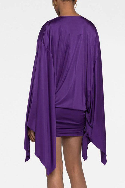 Sırtı Açık Halter Vücuda Oturan Elbise