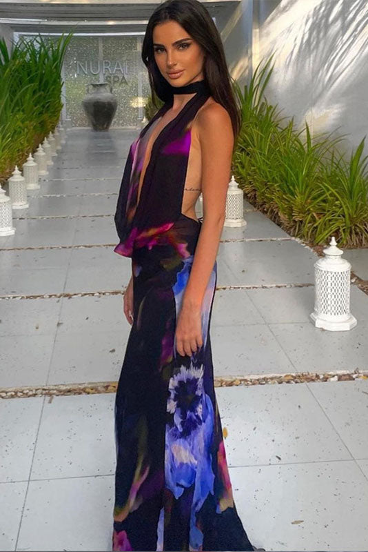 Mini sukienka w retro groszki z bufkami