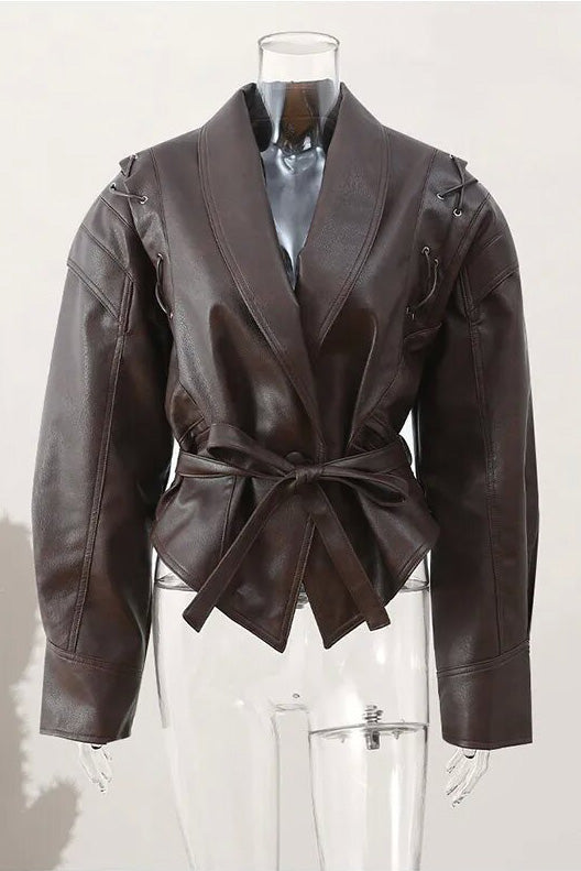 فستان جوا طويل مطرز بالدانتيل