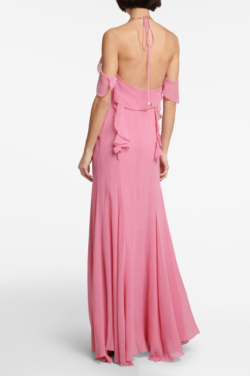 Pink Mist Rose Maxi Dress