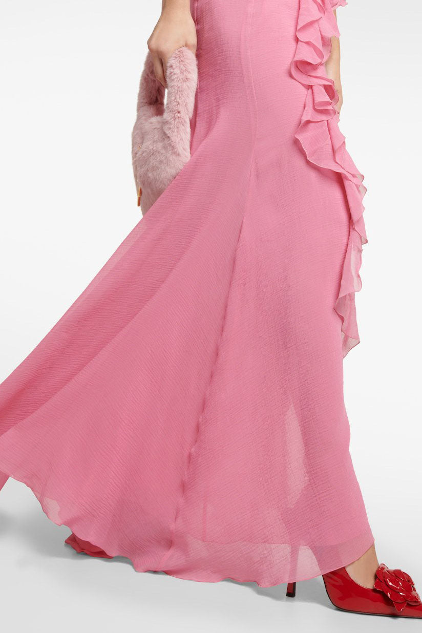 Pink Mist Rose Maxi Dress