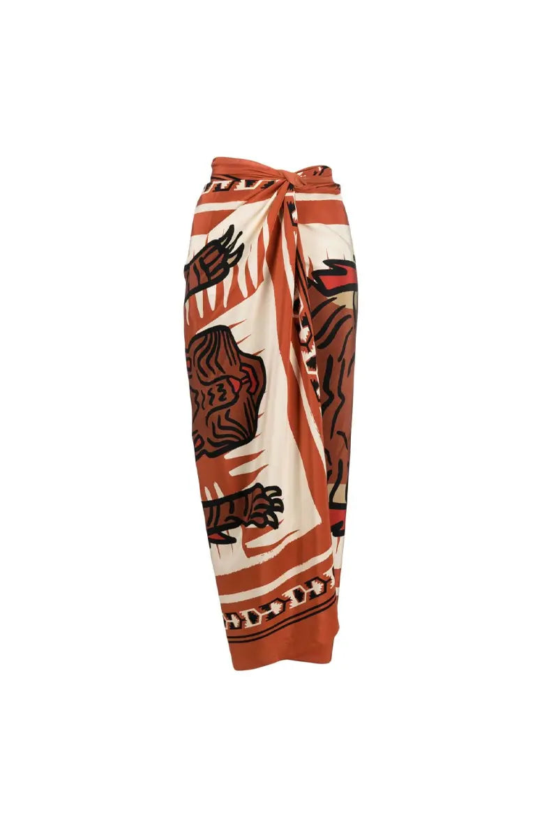 Halter Mesh Patchwork Vintage Bikini Set