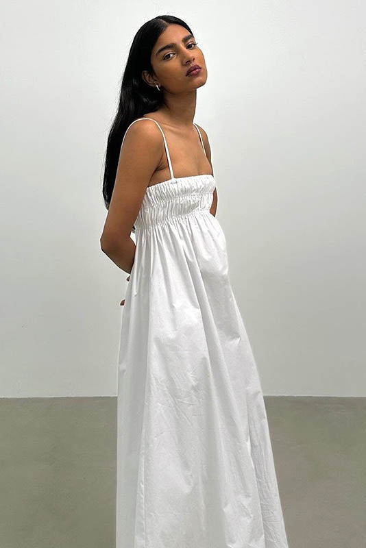 Conjunto de falda de marco elegante