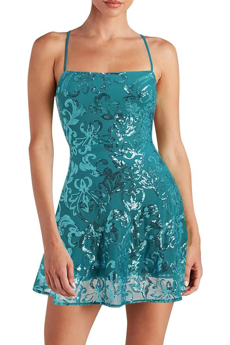 Maxi šaty Alison s květinovým potiskem ve tvaru U