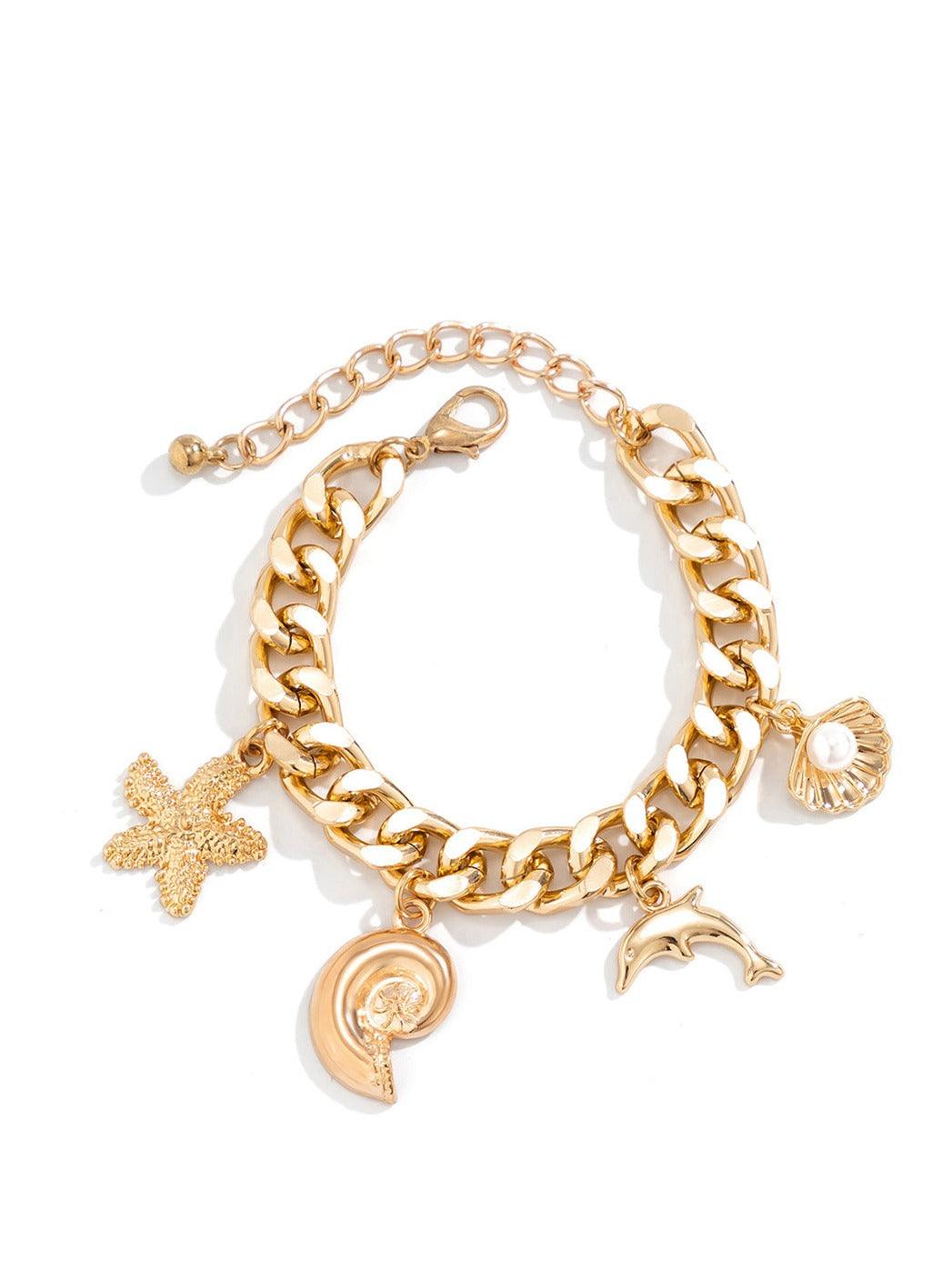 Bracelet pendentif thème océan