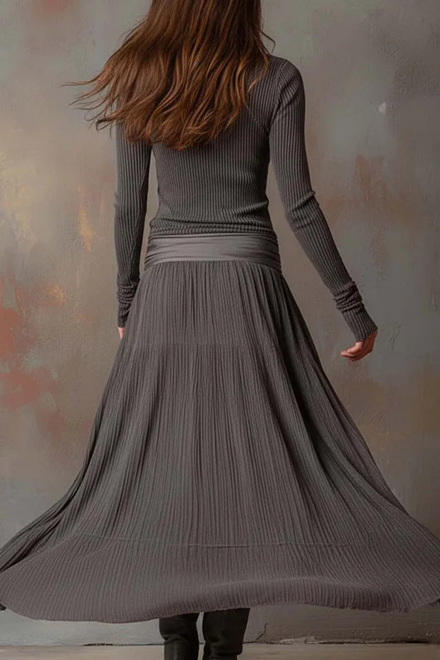 Grace Floral Appliqué Korte Mouw Midi Jurk