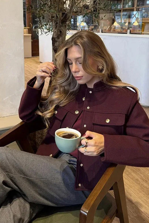 Robe longue évasée à bordures en dentelle brodée Joa