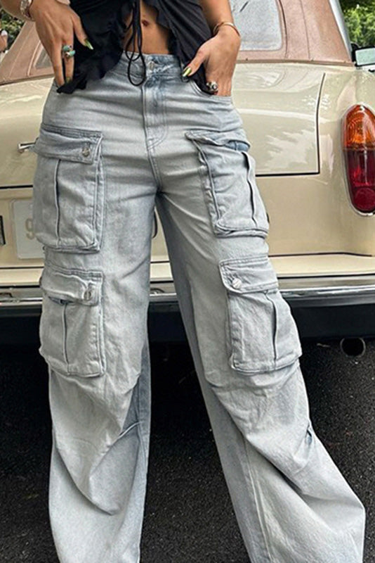 Taş Detaylı Düz Jean