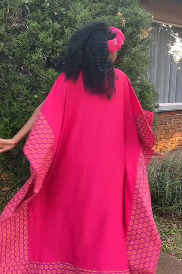 Statement One-Shoulder Flowy Maxi Dress