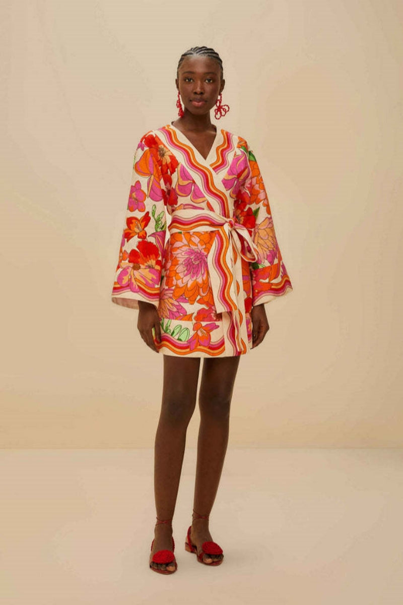 Casual Belted Linen Dress