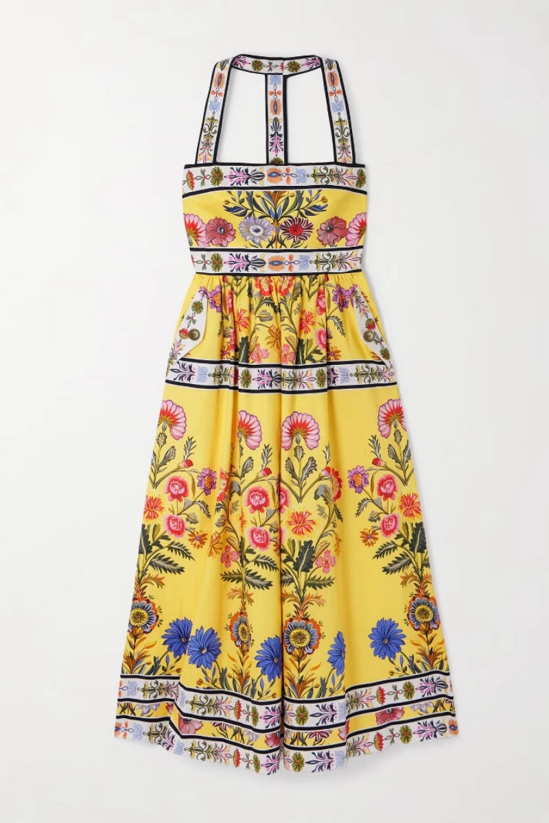 Casual Strapless Midi Dress