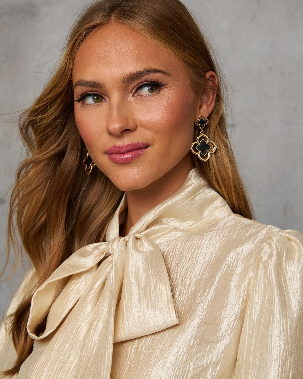 Delina Clover dråpeøredobber