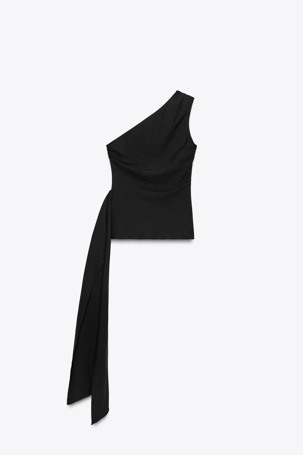 Asymmetric One Shoulder Top & Wide Leg Trousers Set