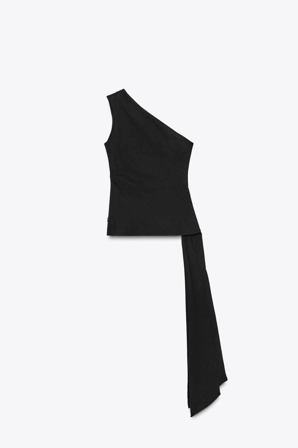 Asymmetric One Shoulder Top & Wide Leg Trousers Set