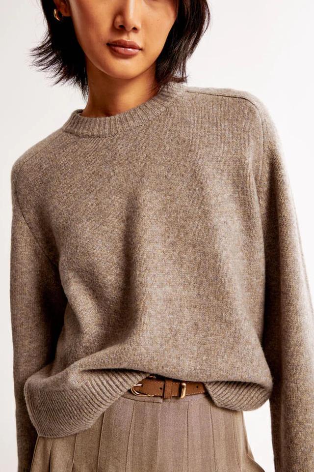 Cozy Knit Sweater & Pleated Mini Skirt Set