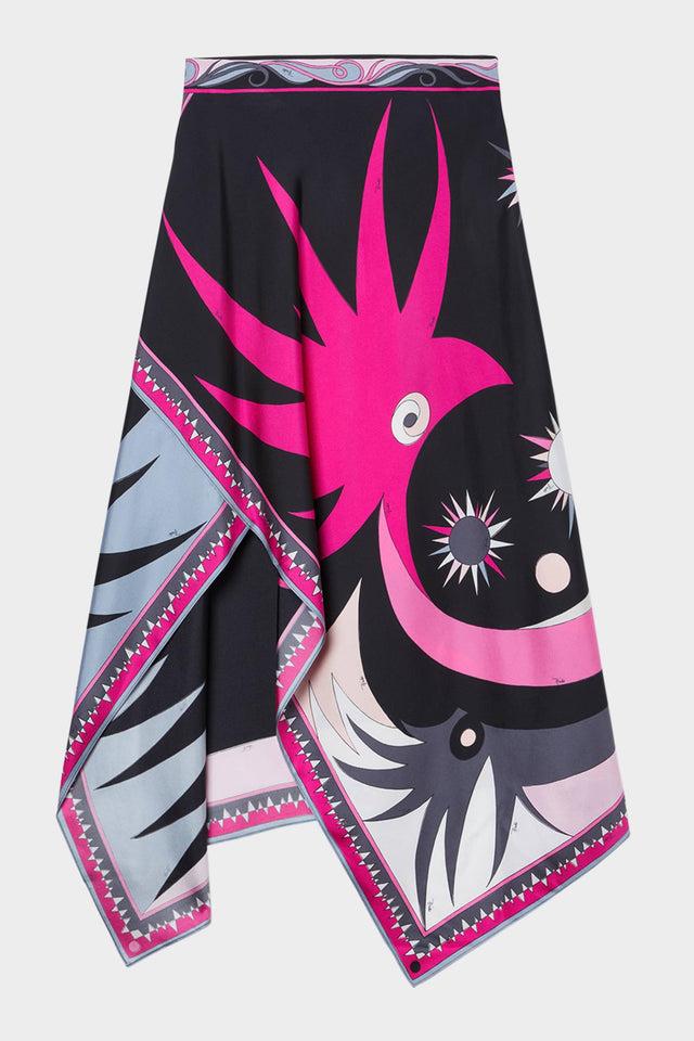 Mengqi Abstract Skirt Set