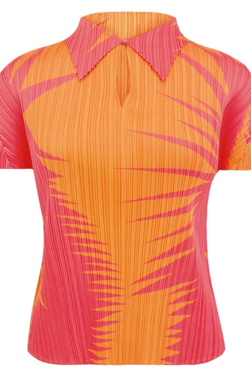 Dvoudílná sada sukně s plisovanou klopou