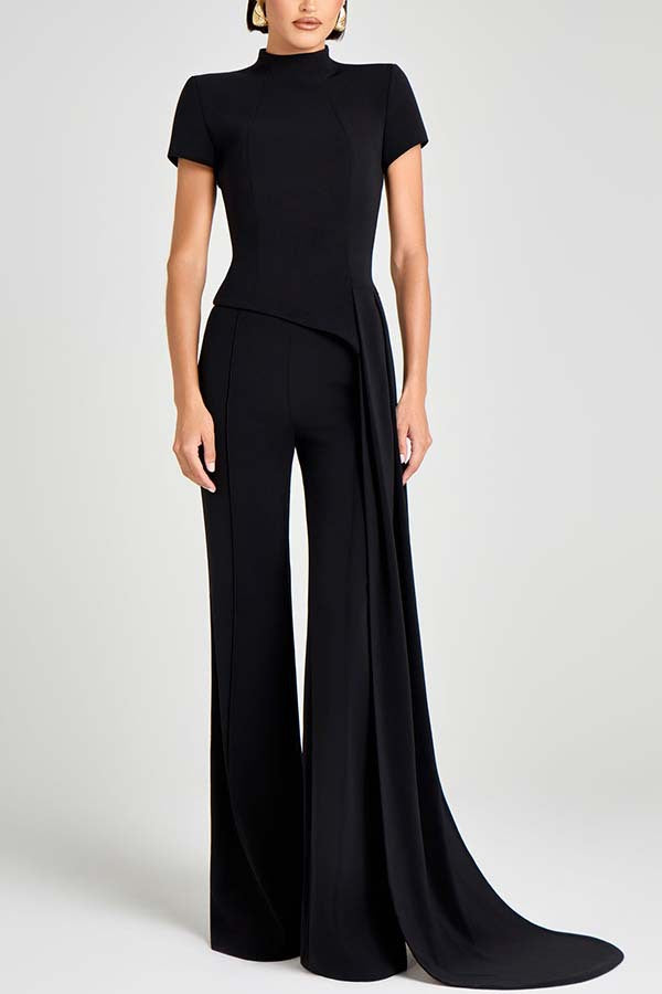 Skulpturéiert Eleganz Hosen Set