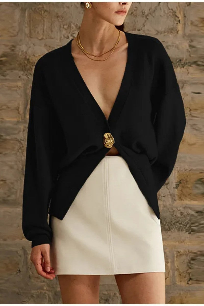 Oversize a faarweg Cardigan