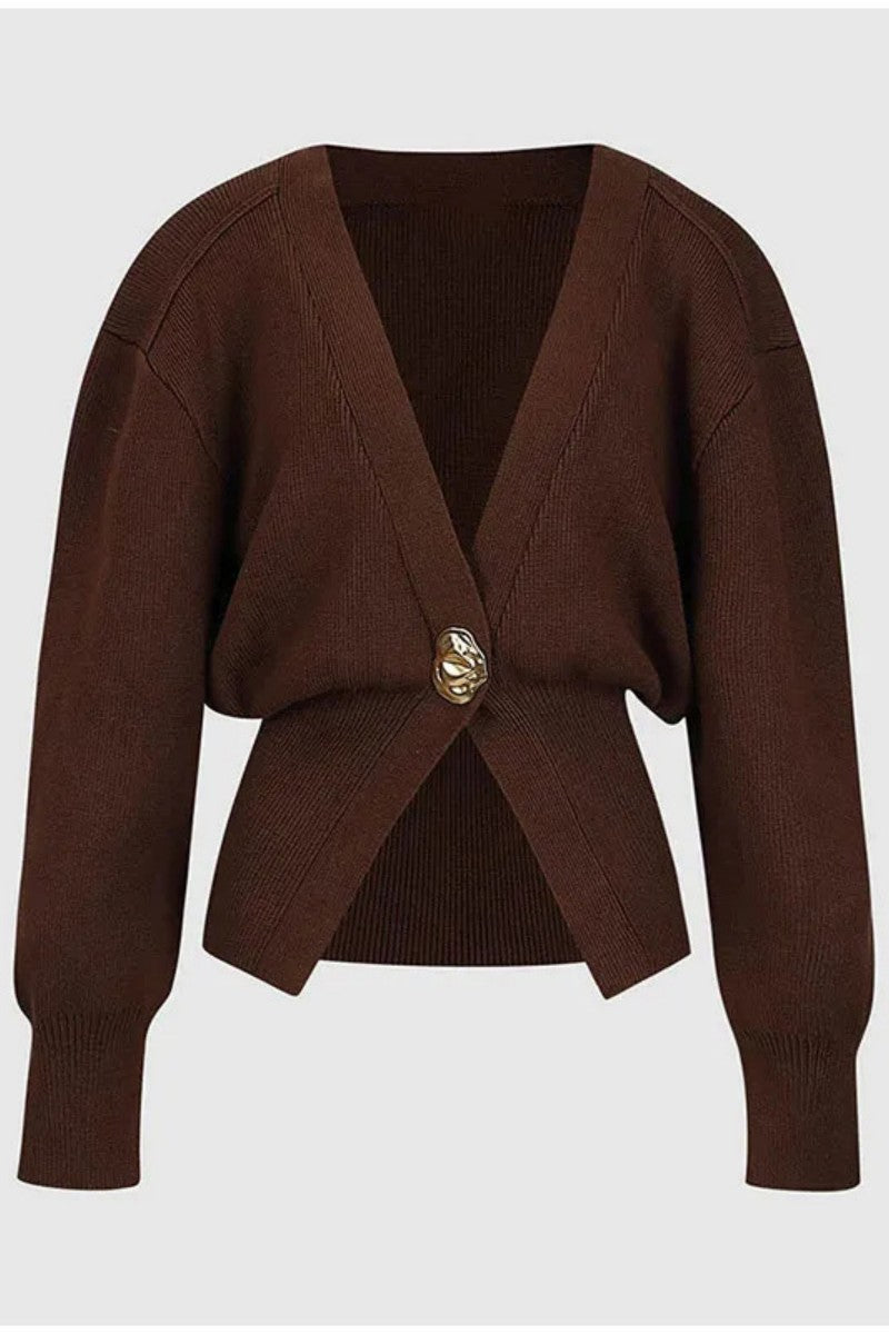 Oversize a faarweg Cardigan