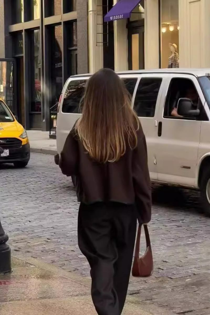 Chaqueta clásica de cuello alto