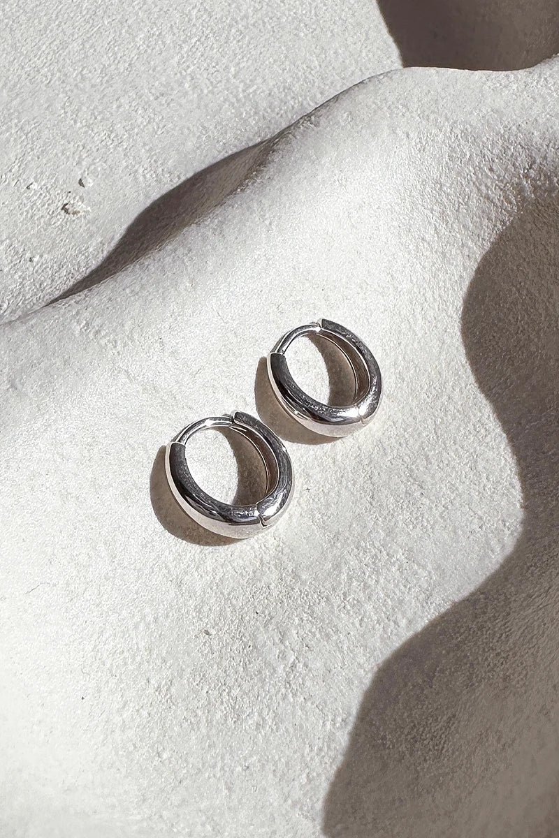 Náušnice Island Glow Hoop - Sterling Silver
