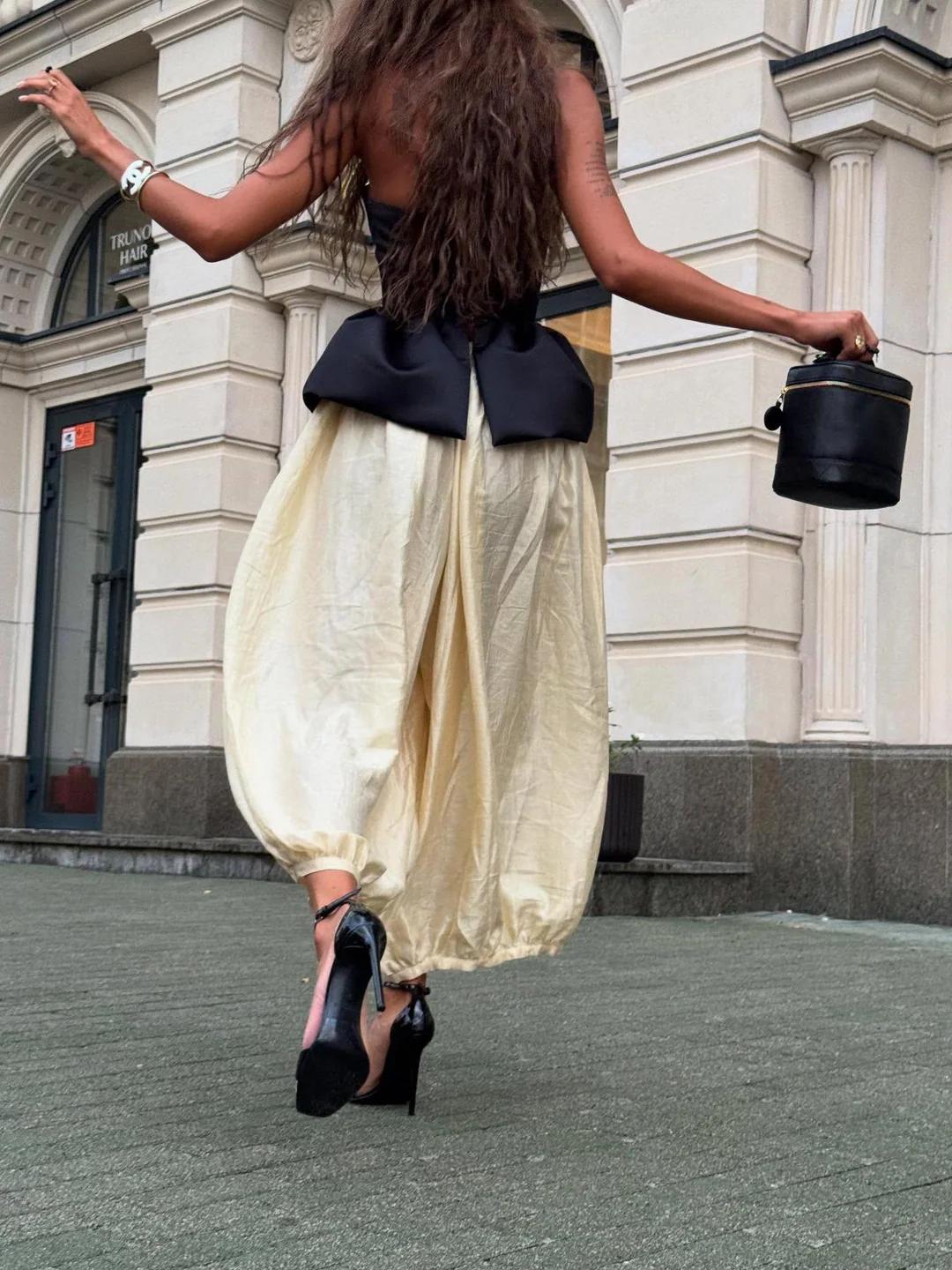 Set di pantaloni a pois