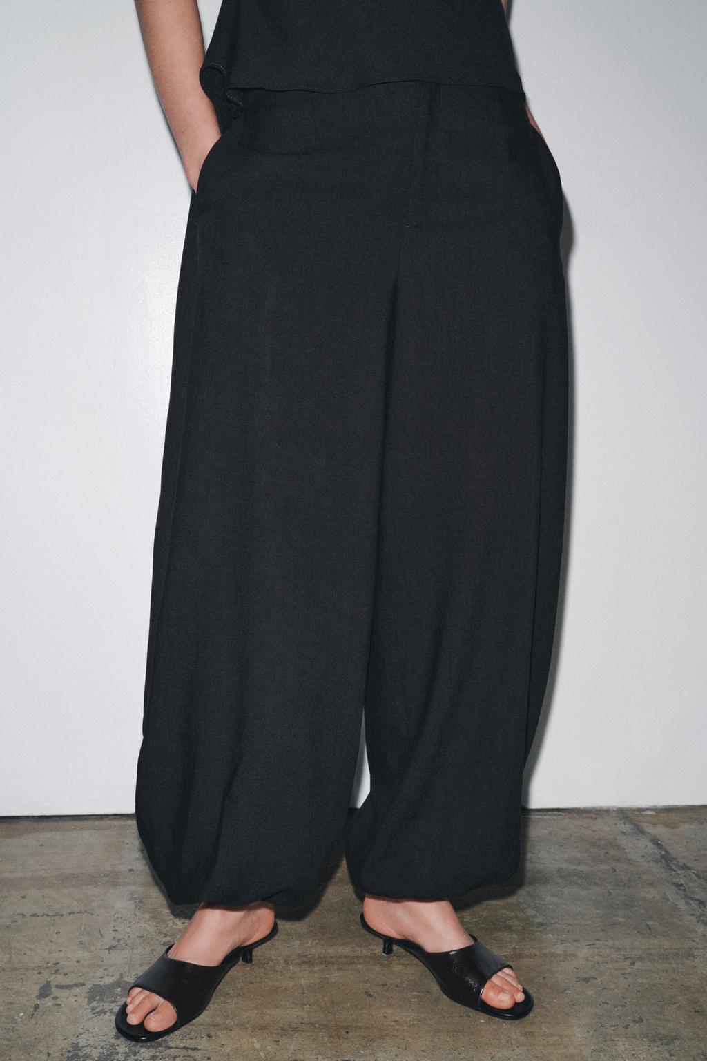 Asymmetric One Shoulder Top & Wide Leg Trousers Set