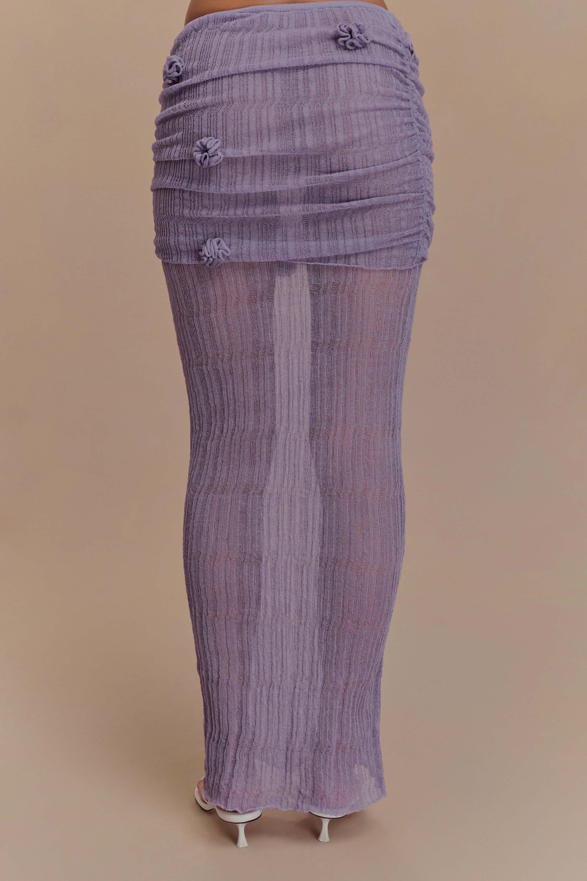 Orchid Long Sleeve Knit Skirt Set