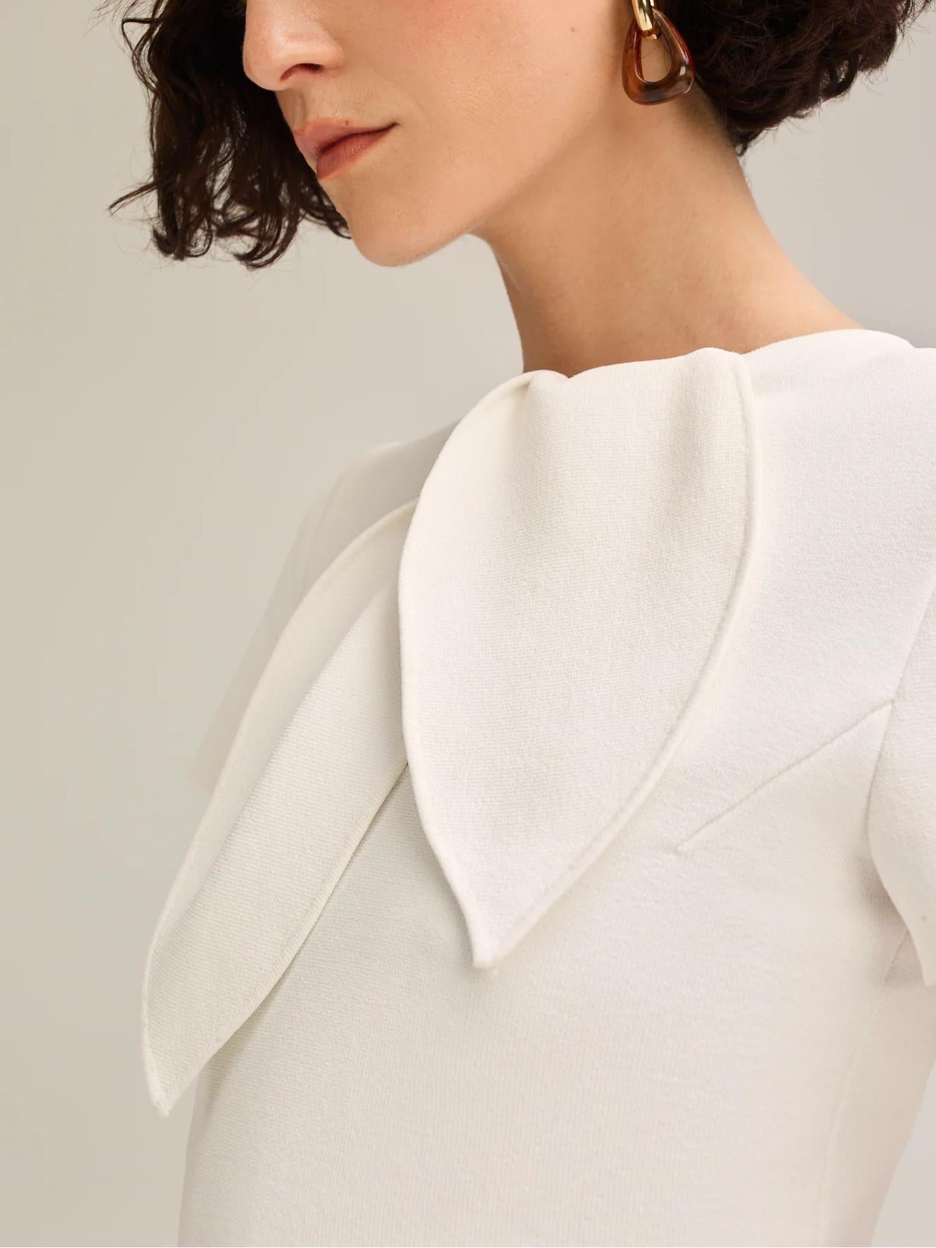 Pull pour femme avec coupe profilée en lait