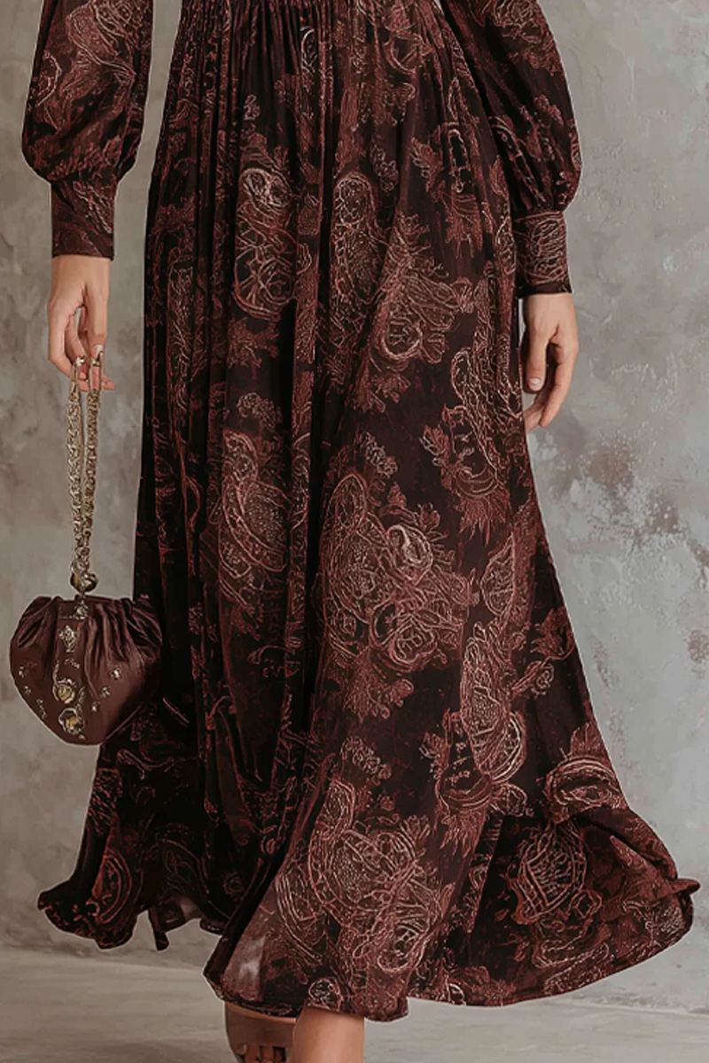 Vestido midi de manga curta com apliques florais Grace