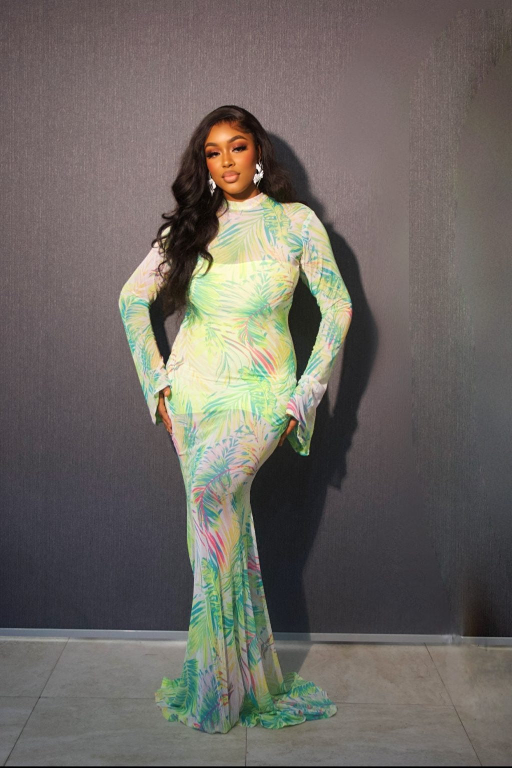 Radiant Green Nature Grace Dress