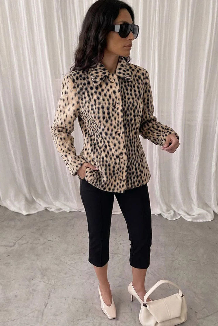 Robe mini en suédine synthétique avec franges style licou