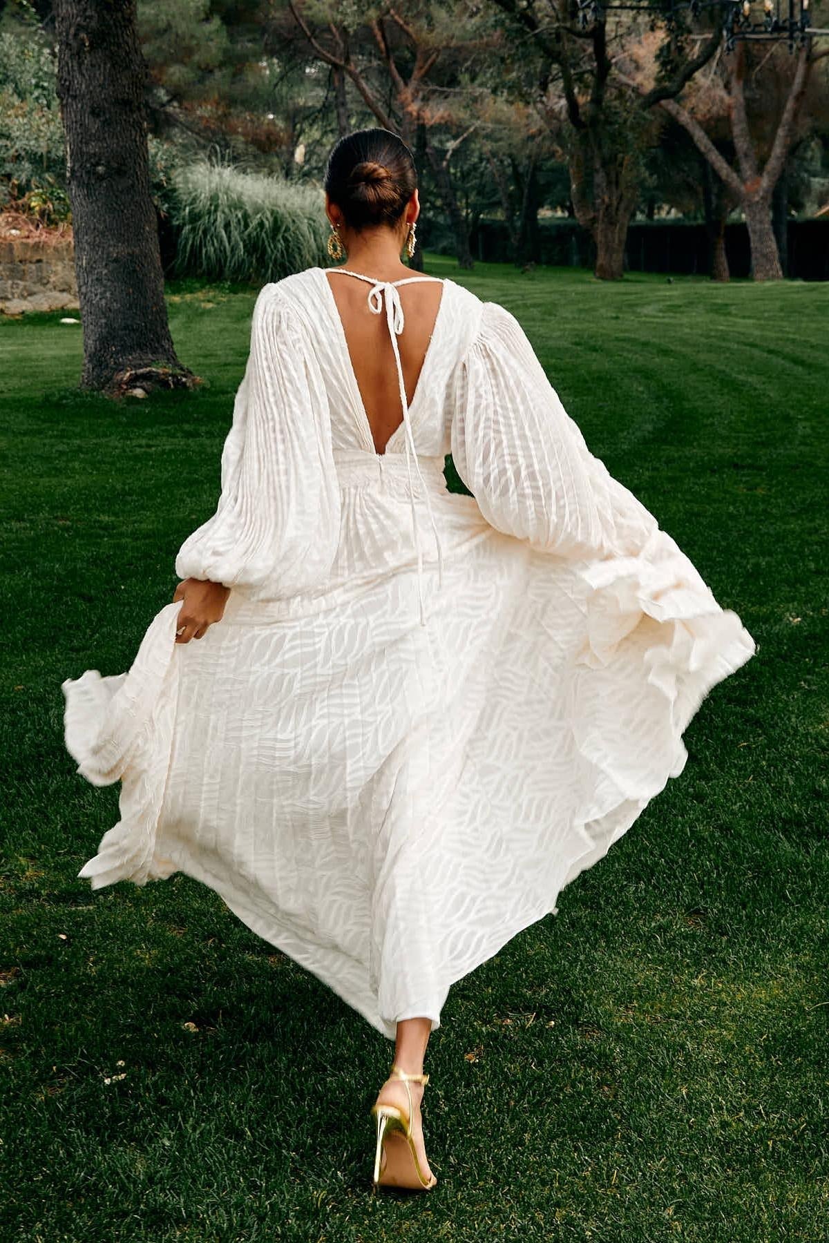 Allegory Elsa Cream Maxi Dress