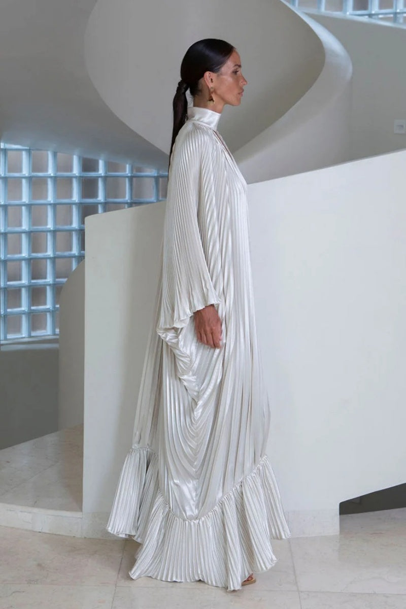 Elegant Satin Maxi Dress