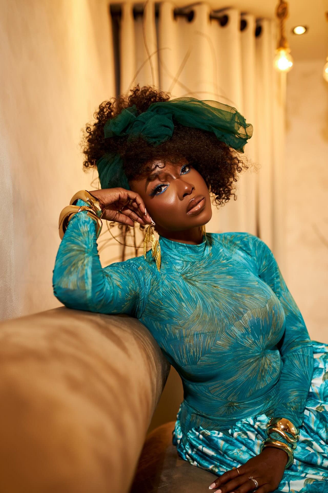 Abstract Art Formal Maxi Dress