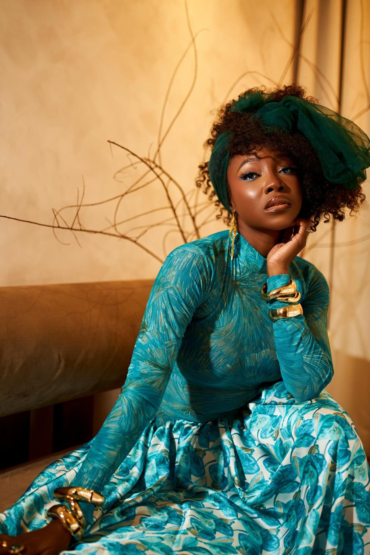 Abstract Art Formal Maxi Dress